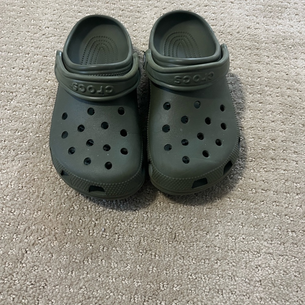 CROCS Mens Clogs - Olive Green